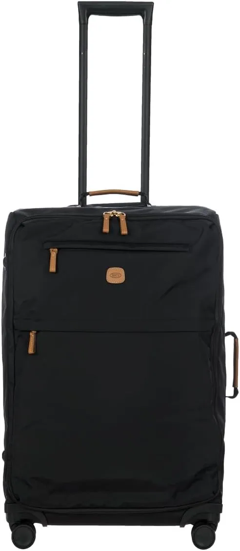 Bric's X-Bag Large Spinner with Frame - 27 Inch - Suitcases with Wheels - Checked Luggage - Black