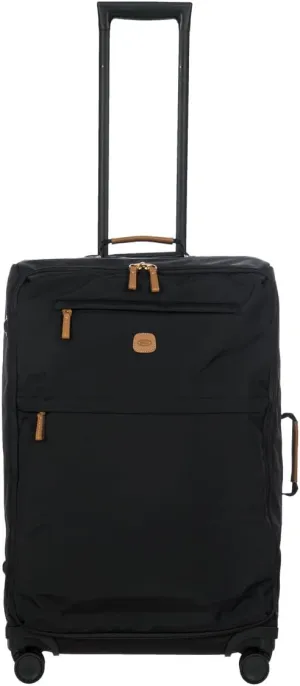 Bric's X-Bag Large Spinner with Frame - 27 Inch - Suitcases with Wheels - Checked Luggage - Black