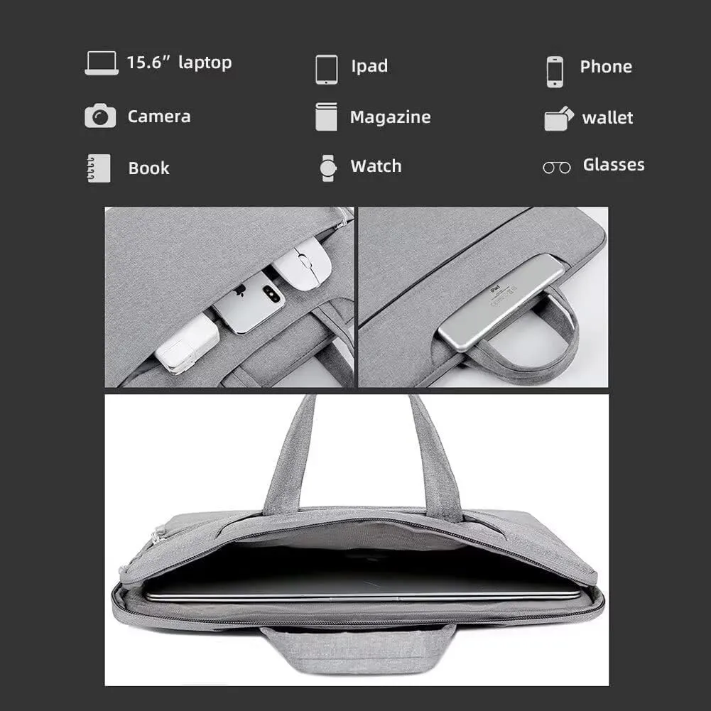 Business Laptop Briefcase for Men Women Document Handbag Lightweight Computer Shoulder Waterproof Messenger