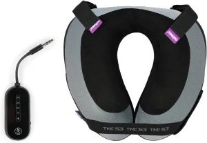 Cabeau Travel Comfort Bundle: Evolution S3 Neck Pillow (Jet Black)   2-in-1 Audio Adapter for Airplane Travel
