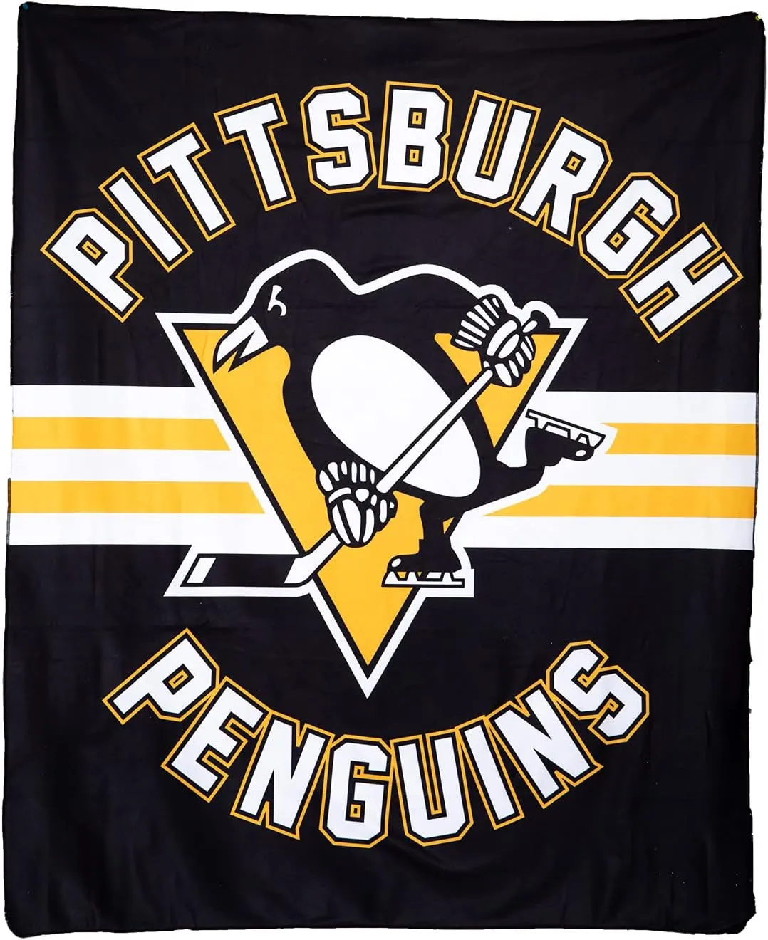 Calhoun NHL Surf & Skate Beach Blanket 50” by 60” – The Coastal Collection (Pittsburgh Penguins)