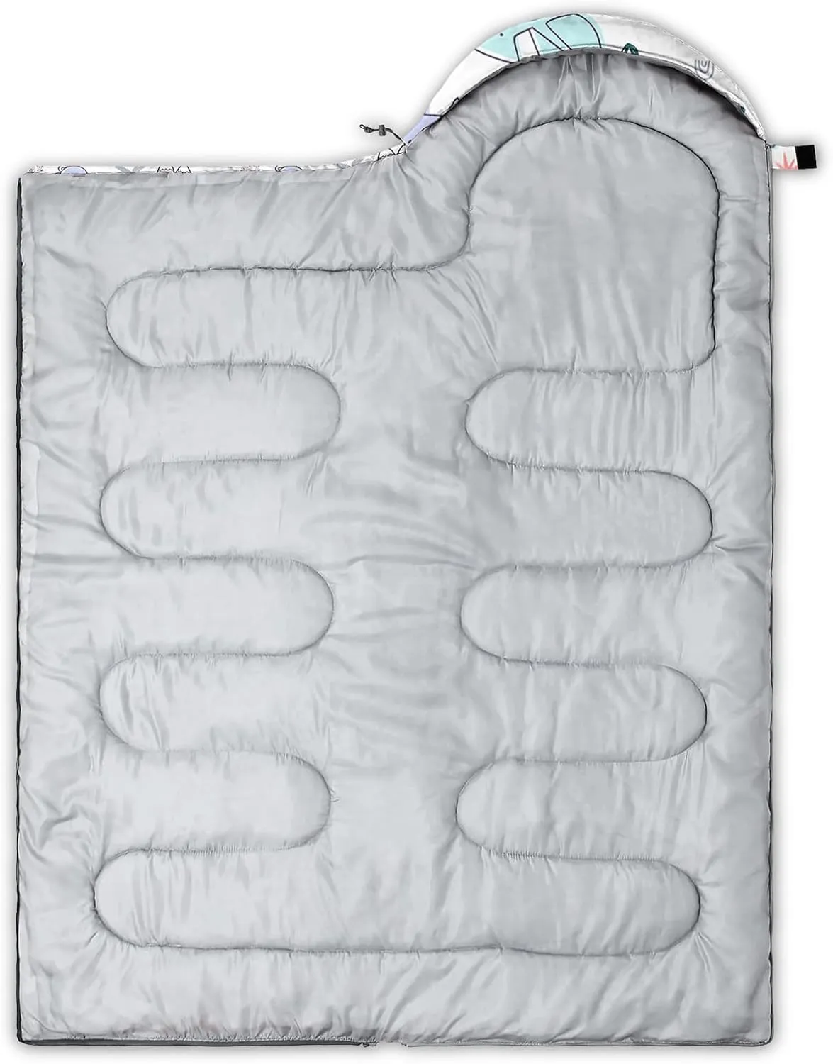 Camping Sleeping Bags,Mermaid Horse Butterfly Starry Sky 3 Season Warm & Cool Weather,Lightweight,Waterproof Sleeping Bags for Adults & Kids,Traveling,and Outdoors,Camping Gear Equipment