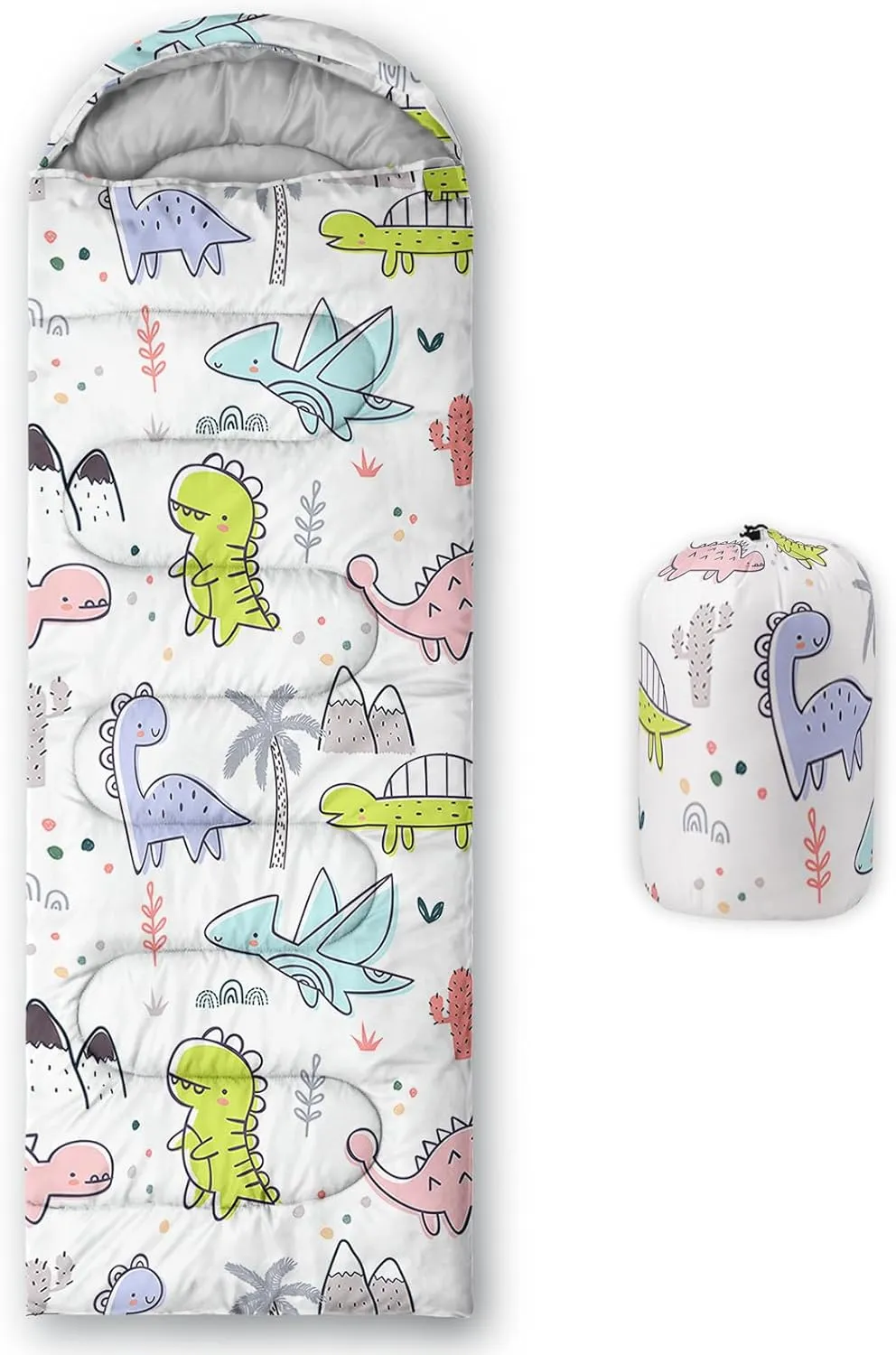 Camping Sleeping Bags,Mermaid Horse Butterfly Starry Sky 3 Season Warm & Cool Weather,Lightweight,Waterproof Sleeping Bags for Adults & Kids,Traveling,and Outdoors,Camping Gear Equipment