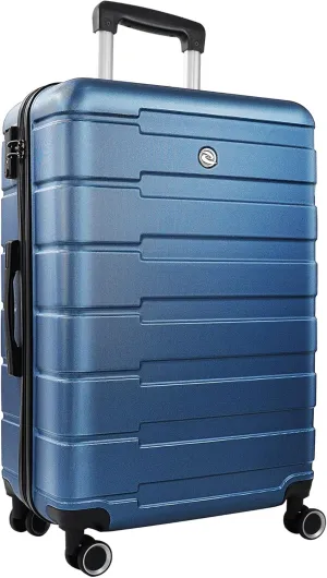 Carry On Luggage with Wheels,20 inch Hard Shell Rolling Suitcase for Travel,Lightweight Small Carry-On Luggage for Plane,Dark Blue