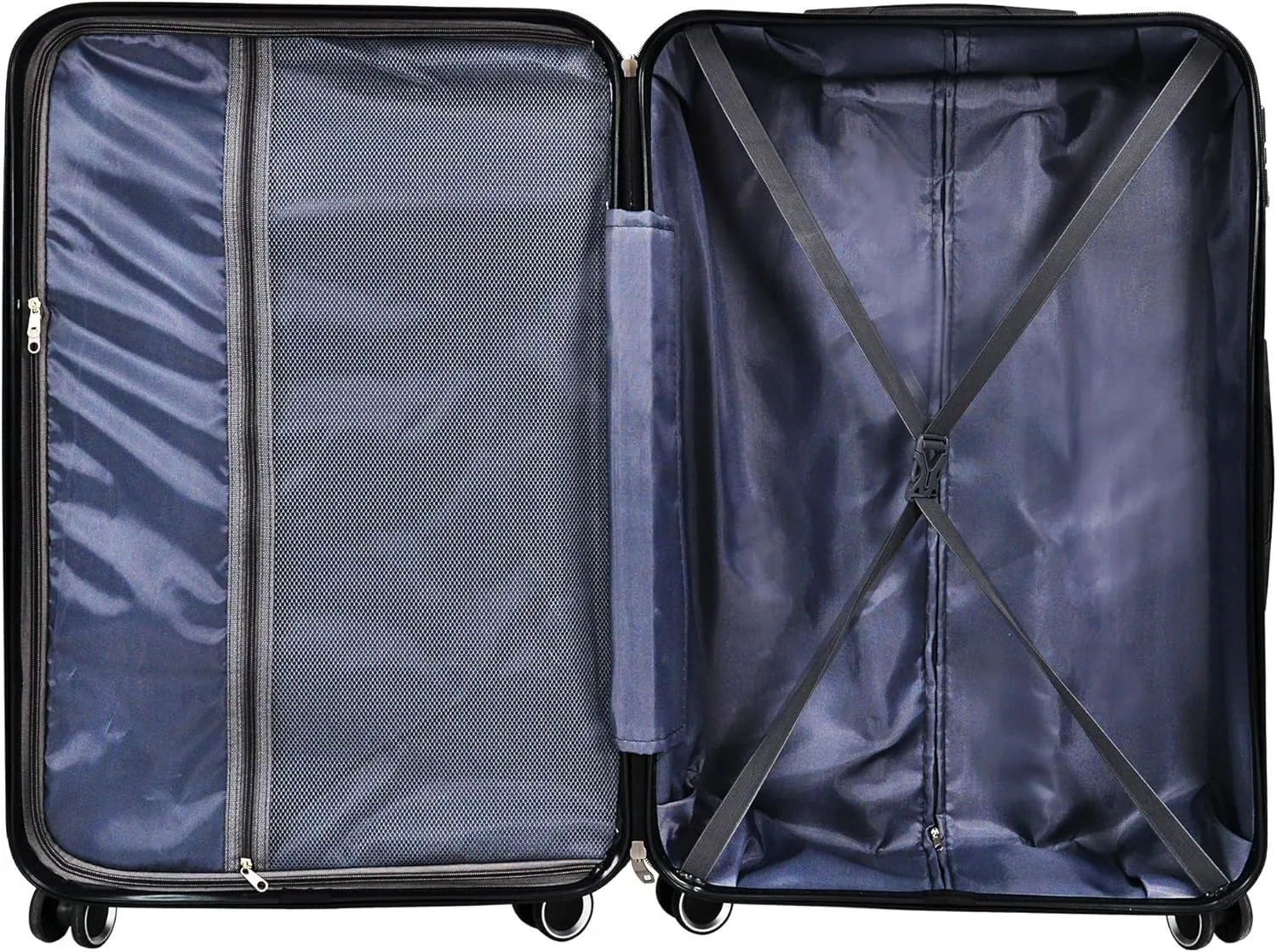Carry On Luggage with Wheels,20 inch Hard Shell Rolling Suitcase for Travel,Lightweight Small Carry-On Luggage for Plane,Dark Blue