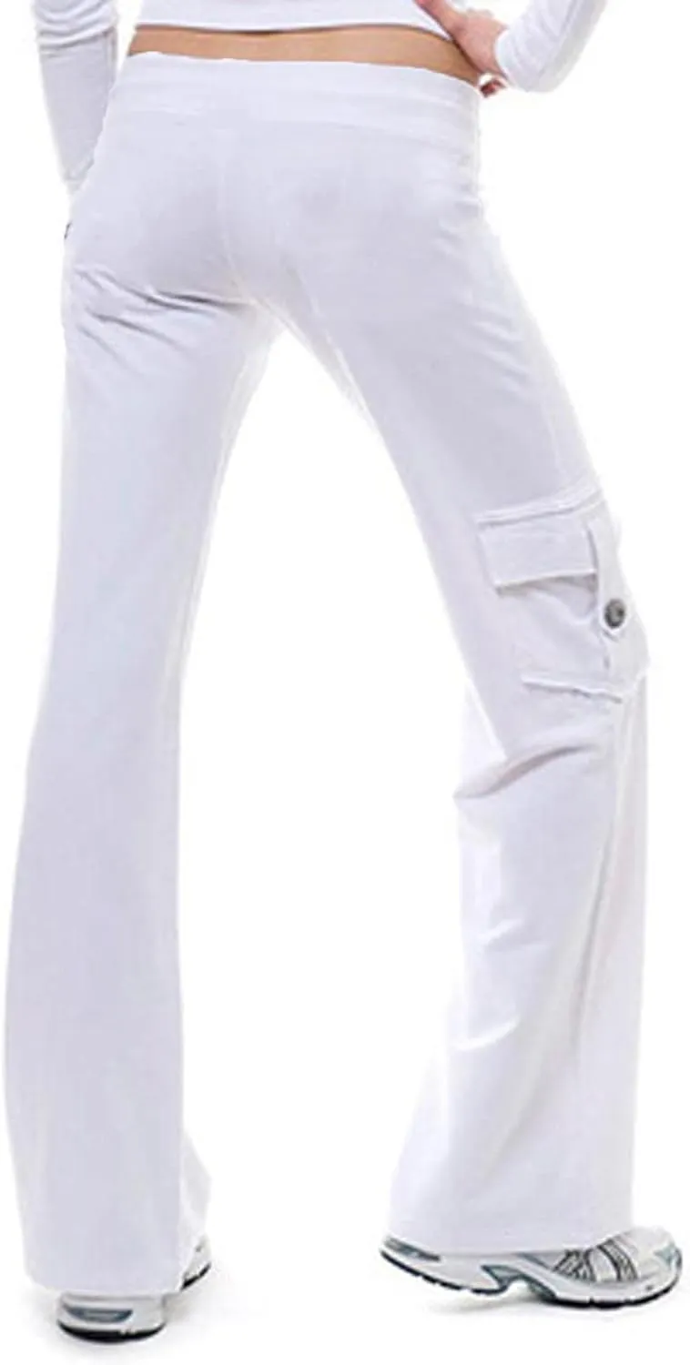 Ceboyel Womens Wide Leg Cargo Pants High Waist Pockets Jogger Pants Drawstring Relaxed Fit Cargo Pants Ladies Lounge Pants
