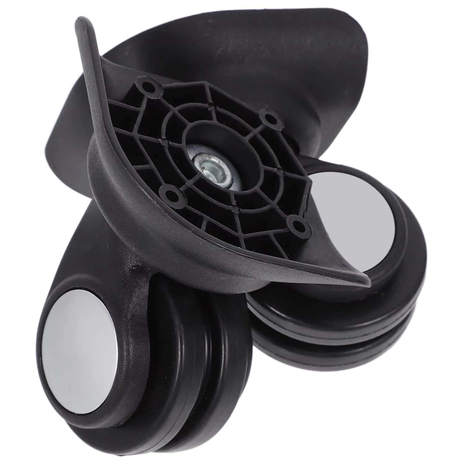 Ciieeo 1 Pair Travel Luggage Wheels Replacement Swivel Small Caster Wheels for Suitcases Universally Compatible Smooth Rolling Upgrade for Easy
