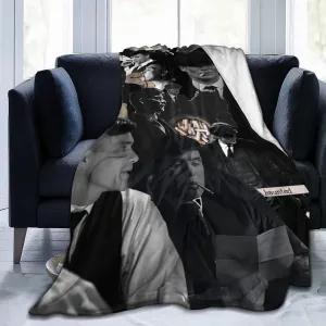 Cillian Murphy Blanket Flannel Fleece Printed Throw Blankets Ultra Soft Micro Warm Blanket for All Season Bedding Chair Sofa Couch Bed 50"x40"