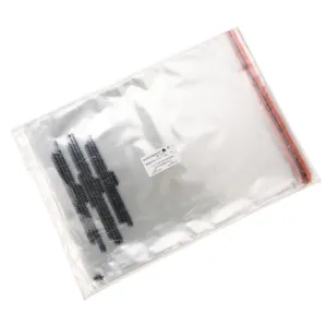 Clear Poly Bags | 100 Pack | 11 x 14 | Amazon FBA Shipping Bags with Suffocation Safety Warning Printed on Bag in Multiple Languages | Product Packaging for Amazon FBA Sellers | PFW1114A﻿