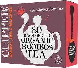 Clipper Teas - Everydays - Organic Redbush Infusion - 80 Bags by Clipper Tea