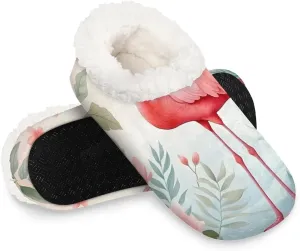 Closed Back Slippers for Women Men Cozy Warm House Slippers Indoor Outdoor House Shoes