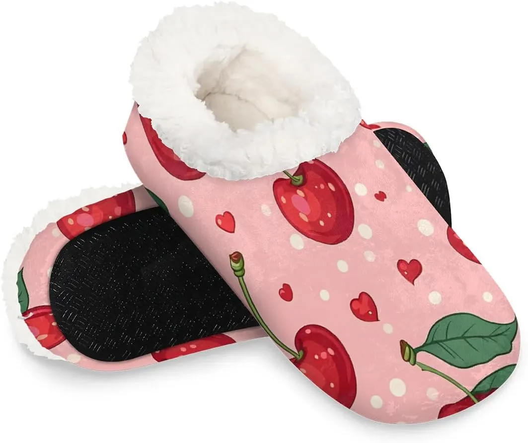 Closed Back Slippers for Women Men Cozy Warm House Slippers Indoor Outdoor House Shoes