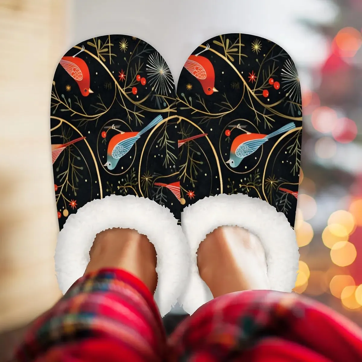 Closed Back Slippers for Women Men Cozy Warm House Slippers Indoor Outdoor House Shoes