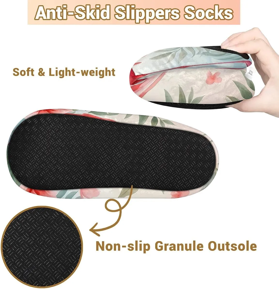 Closed Back Slippers for Women Men Cozy Warm House Slippers Indoor Outdoor House Shoes