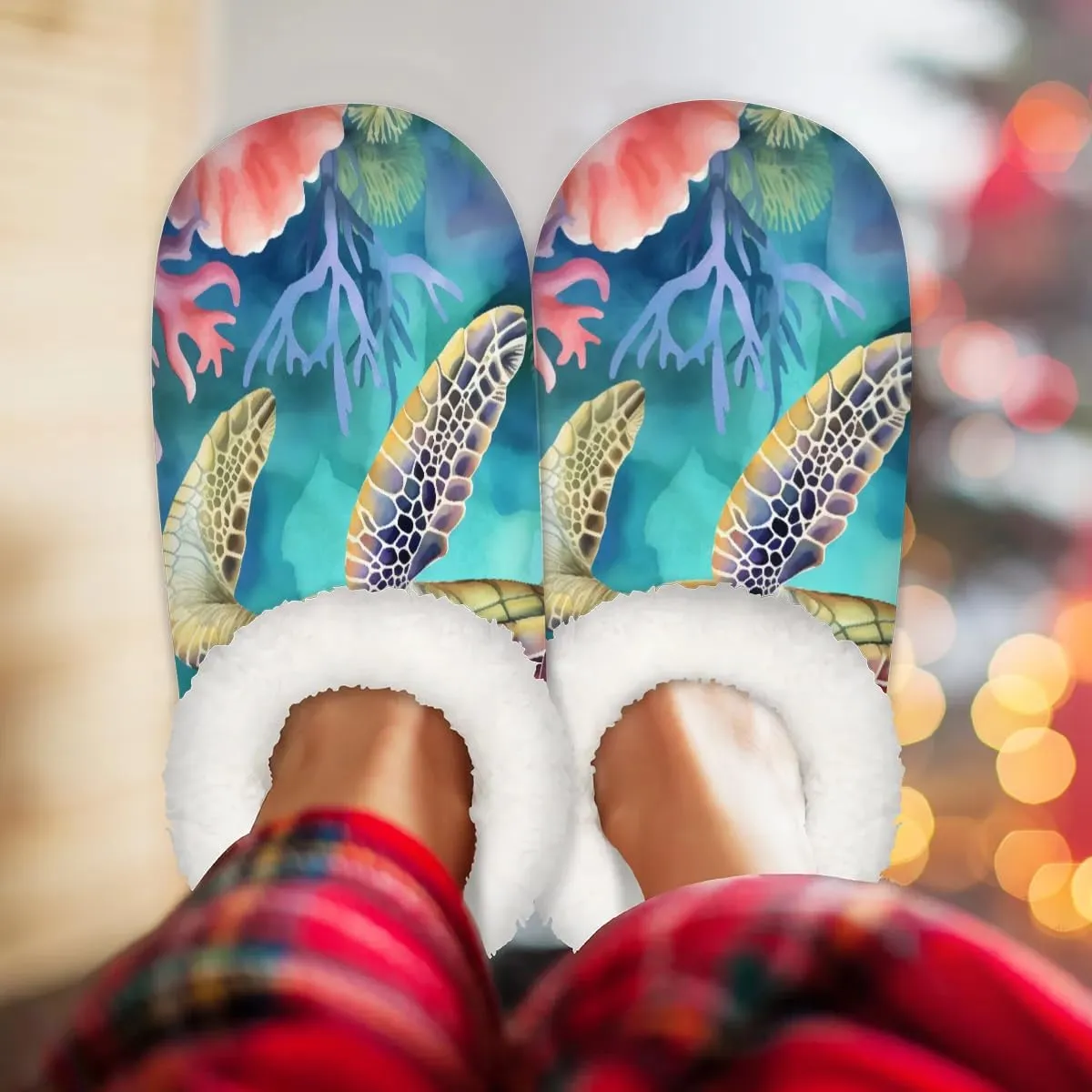 Closed Back Slippers for Women Men Cozy Warm House Slippers Indoor Outdoor House Shoes