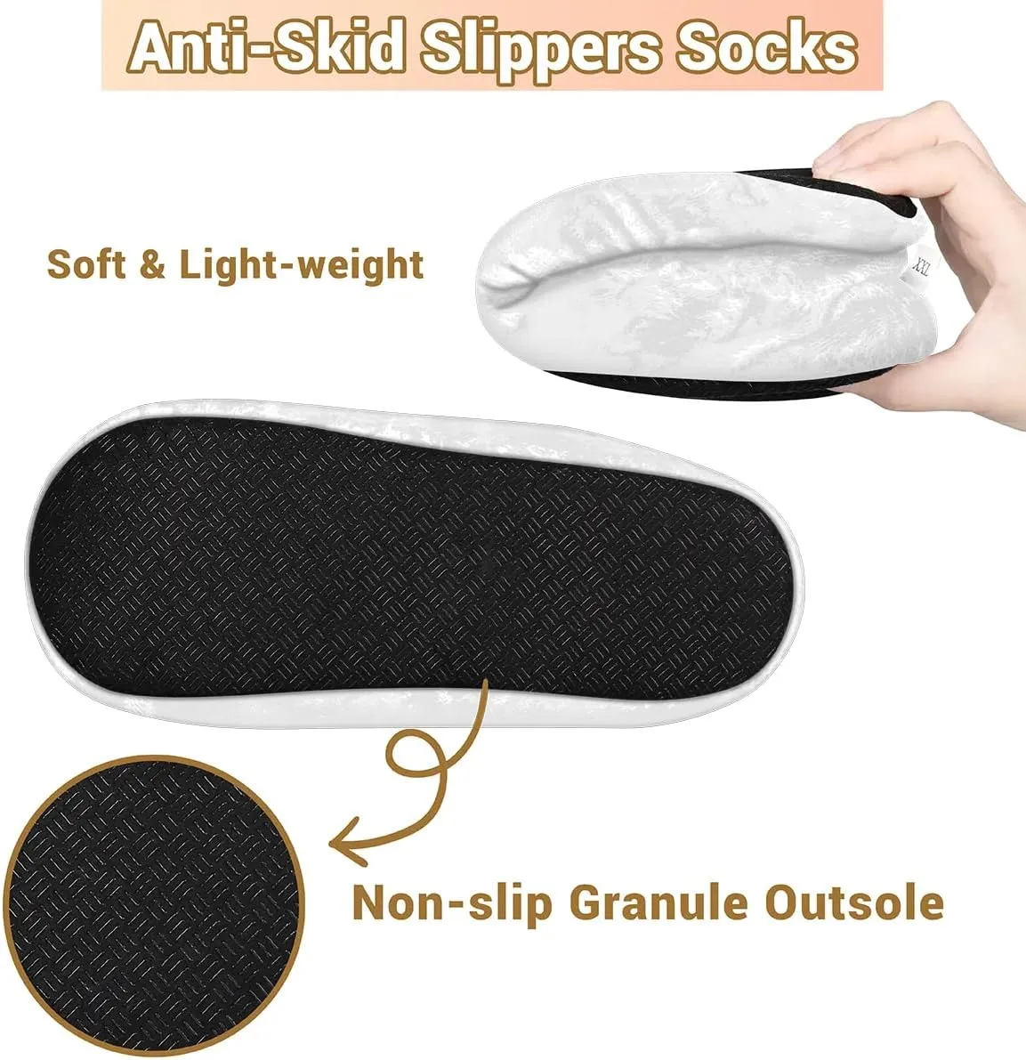 Closed Back Slippers for Women Men Cozy Warm House Slippers Indoor Outdoor House Shoes