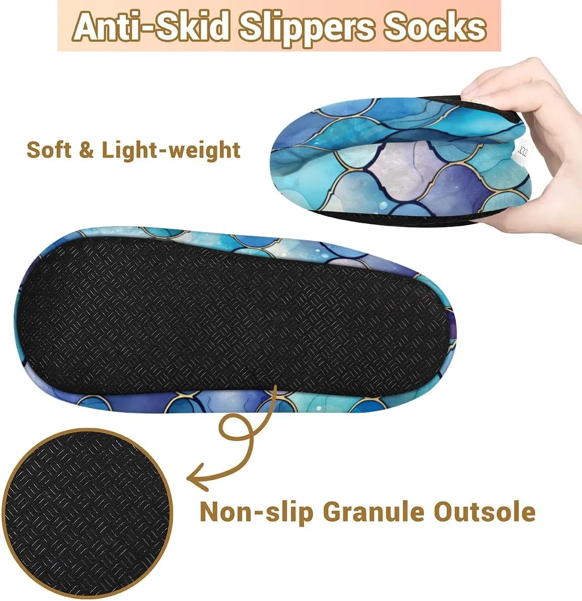 Closed Back Slippers for Women Men Cozy Warm House Slippers Indoor Outdoor House Shoes