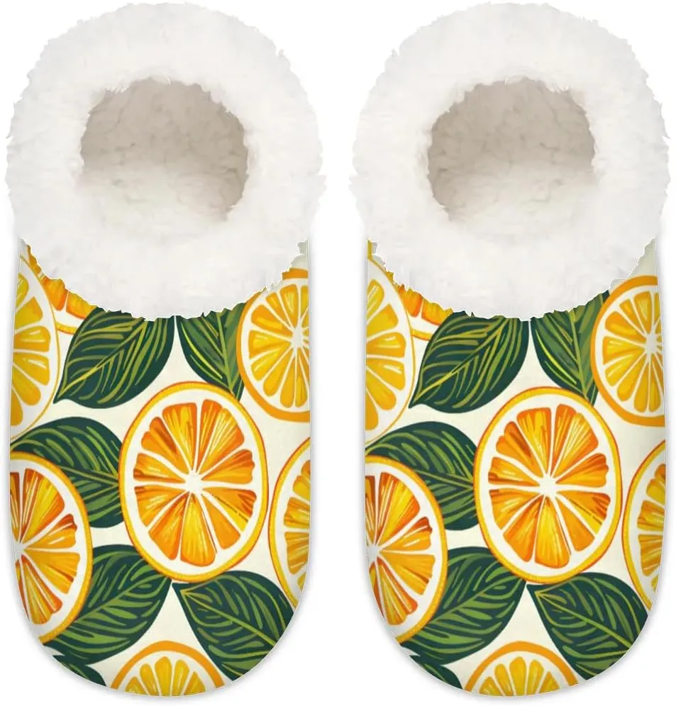 Closed Back Slippers for Women Men Cozy Warm House Slippers Indoor Outdoor House Shoes