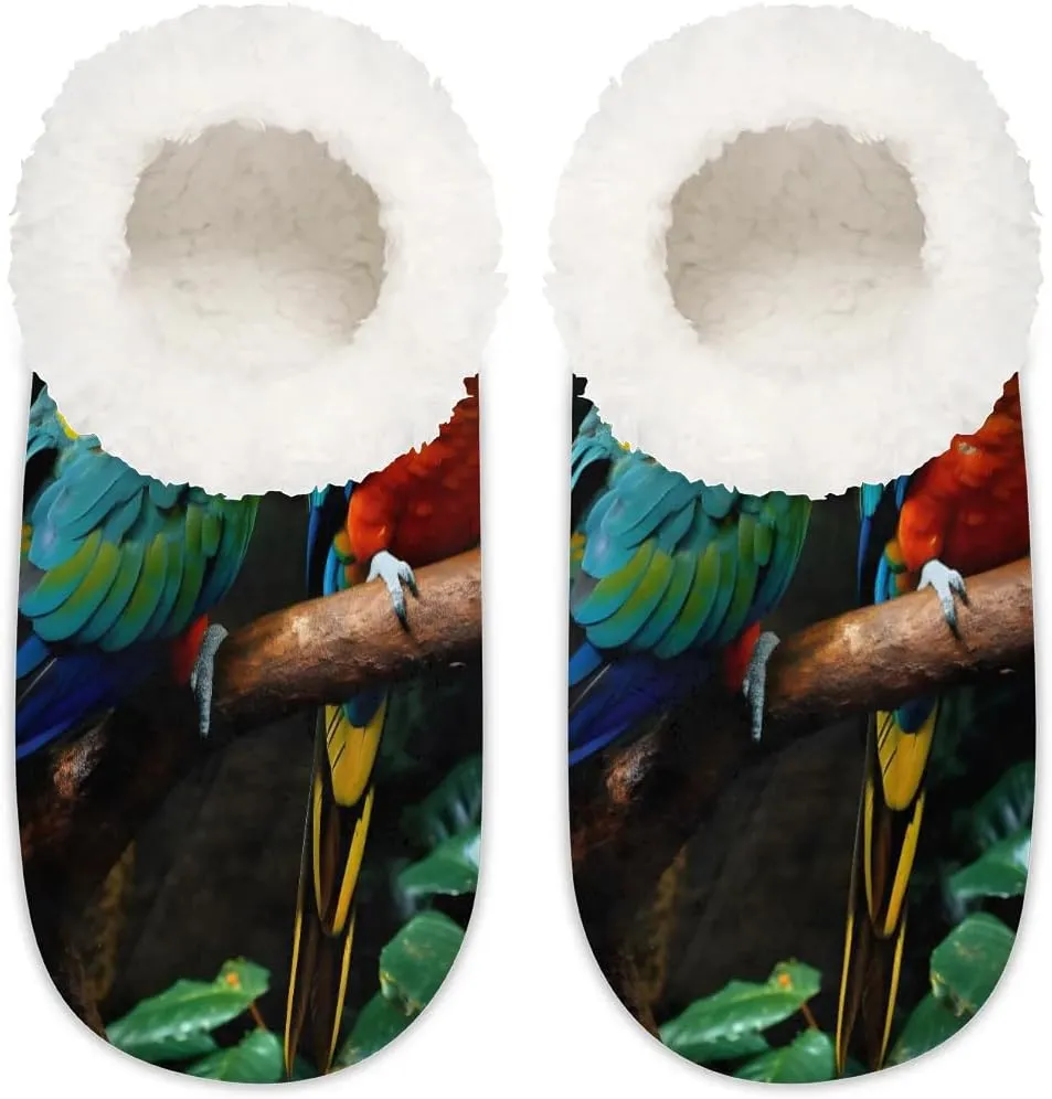 Closed Back Slippers for Women Men Cozy Warm House Slippers Indoor Outdoor House Shoes