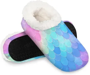 Closed Back Slippers for Women Men Cozy Warm House Slippers Indoor Outdoor House Shoes