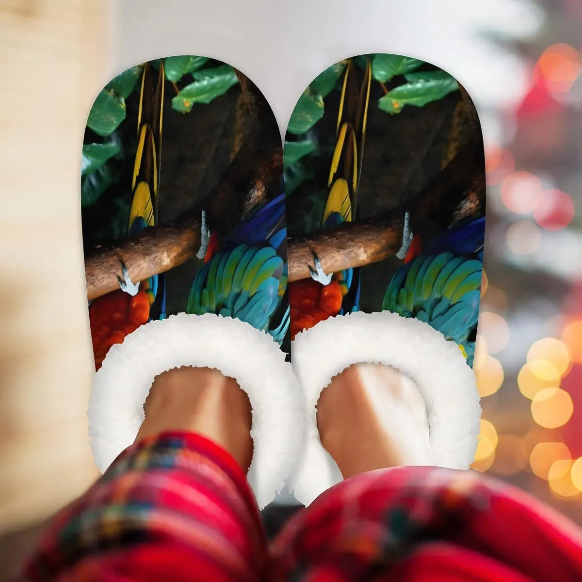 Closed Back Slippers for Women Men Cozy Warm House Slippers Indoor Outdoor House Shoes