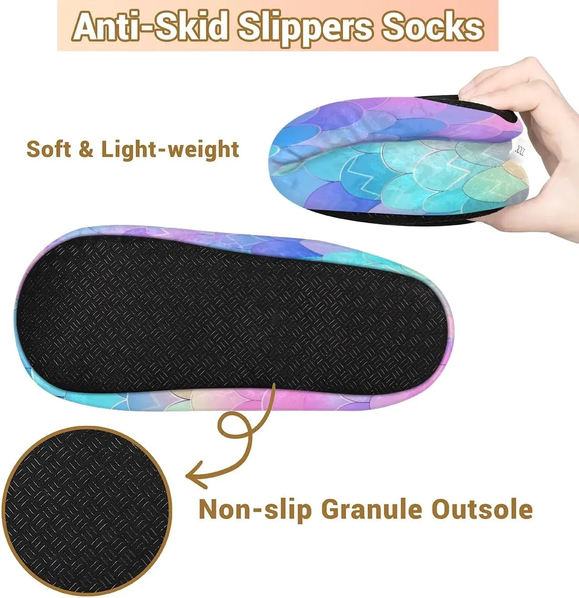 Closed Back Slippers for Women Men Cozy Warm House Slippers Indoor Outdoor House Shoes