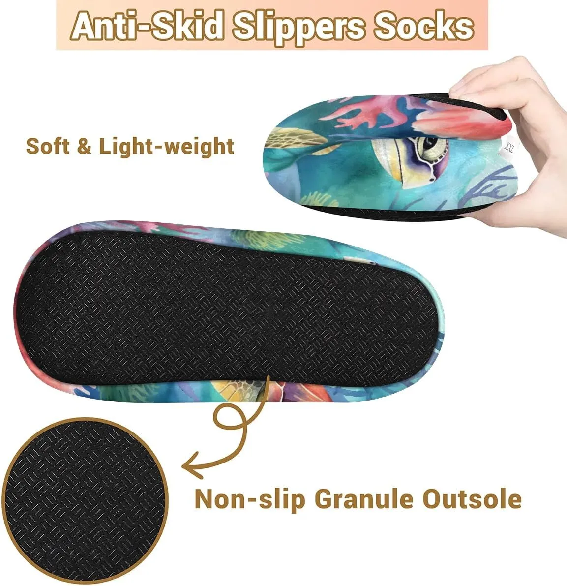 Closed Back Slippers for Women Men Cozy Warm House Slippers Indoor Outdoor House Shoes