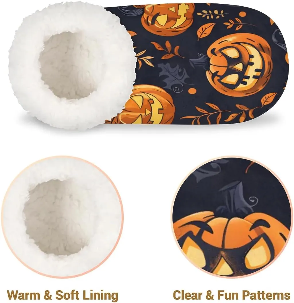 Closed Back Slippers for Women Men Cozy Warm House Slippers Indoor Outdoor House Shoes