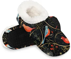 Closed Back Slippers for Women Men Cozy Warm House Slippers Indoor Outdoor House Shoes
