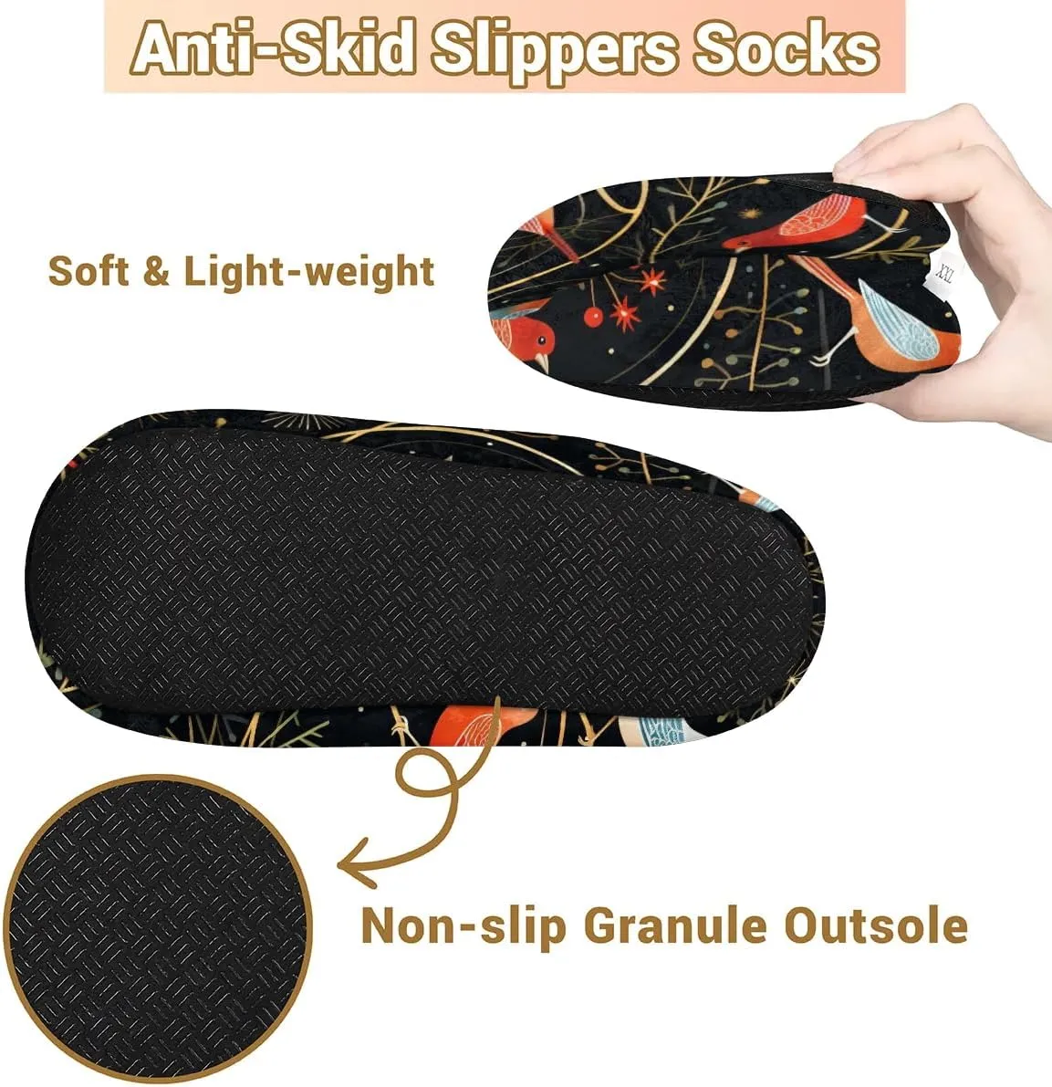 Closed Back Slippers for Women Men Cozy Warm House Slippers Indoor Outdoor House Shoes