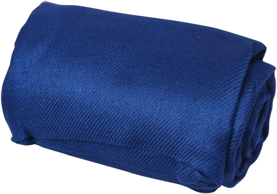 Cloudz Cozy Compact Airplane Travel Blanket for Your Flight, Car, Camping, Home or Comforting Warmth Anywhere! - Navy