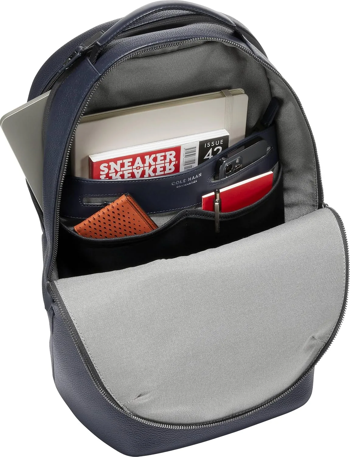 Cole Haan Men's Triboro Backpack, Navy Blazer, One Size