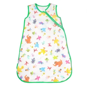 Copper Pearl Sleep Sack: Warm and Cozy Baby Bag in a Variety of Trendy Designs, Safe Alternative to Blankets, Sleeveless Baby Sleep Sack Swaddle Sizes Newborn to 24 Months - Sesame Friends