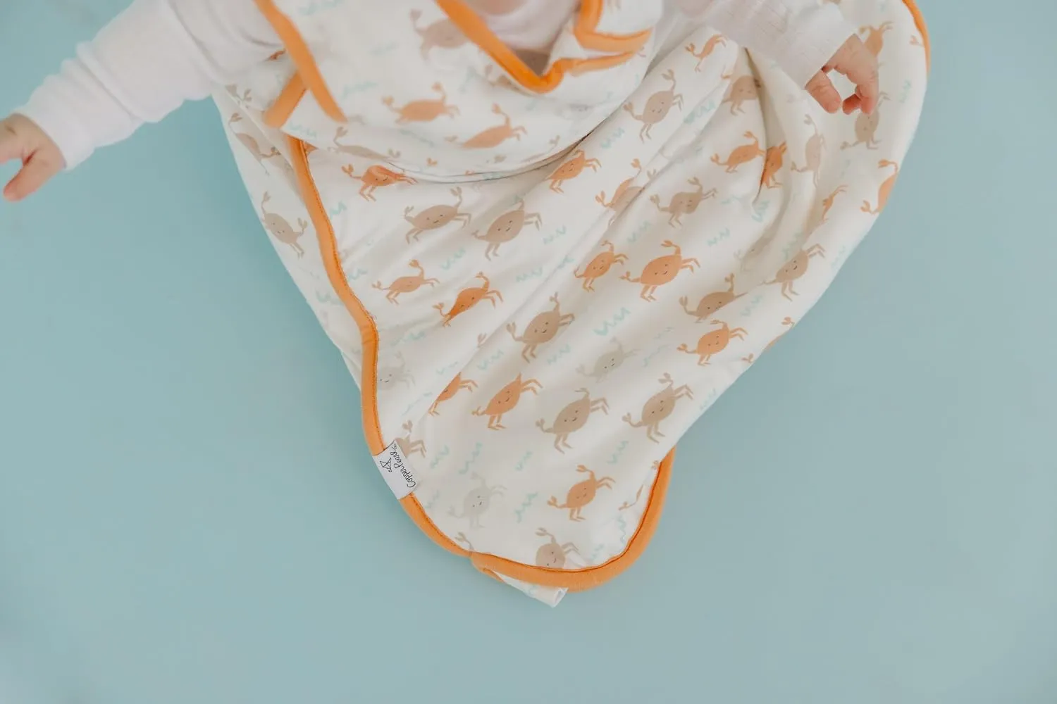 Copper Pearl Sleep Sack: Warm and Cozy Baby Bag in a Variety of Trendy Designs, Safe Alternative to Blankets, Sleeveless Baby Sleep Sack Swaddle Sizes Newborn to 24 Months - Tide
