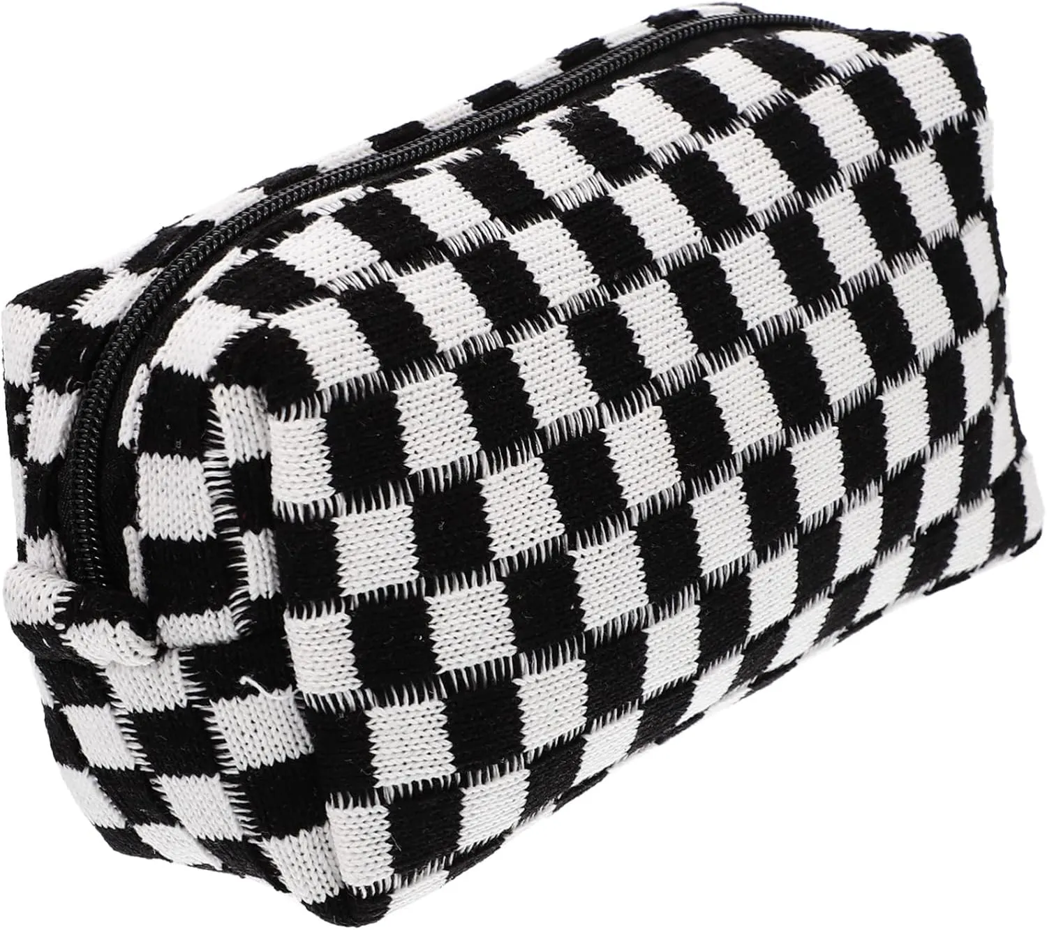 Cosmetic Bag Travel Toiletry Bag for Women Fashion Stationary Bag Woolen Yarn Makeup Bag Makeup Bags Travel Bag Toiletry Practical Makeup Pouch Checkered Miss Cloth Fixed Package