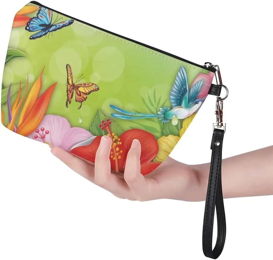 Cosmetic Bags for Purse Cute Sea Turtle Small Hanging Portable Makeup Bag Brush Holder Pouch Cosmetics Organizer Bag for Women