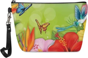 Cosmetic Bags for Purse Cute Sea Turtle Small Hanging Portable Makeup Bag Brush Holder Pouch Cosmetics Organizer Bag for Women