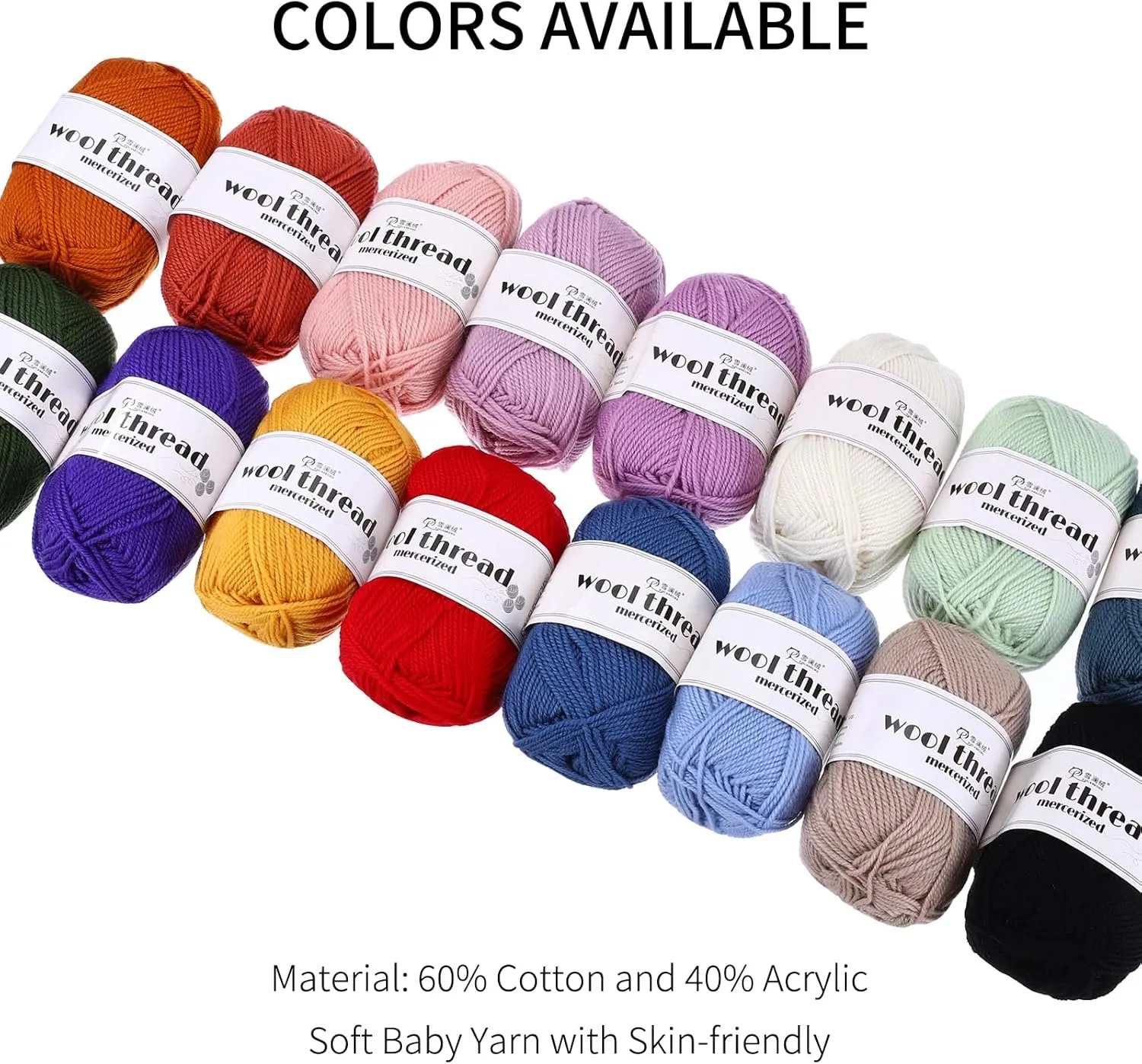 Cotton Yarn,100% Cotton Soft Knitting Yarn [for Hand DIY Bag Cushion Crocheting Knitting Project Home Decor] -3 Skeins of 150g/5.29oz(Per Skein 50g/109yards)/Coffee