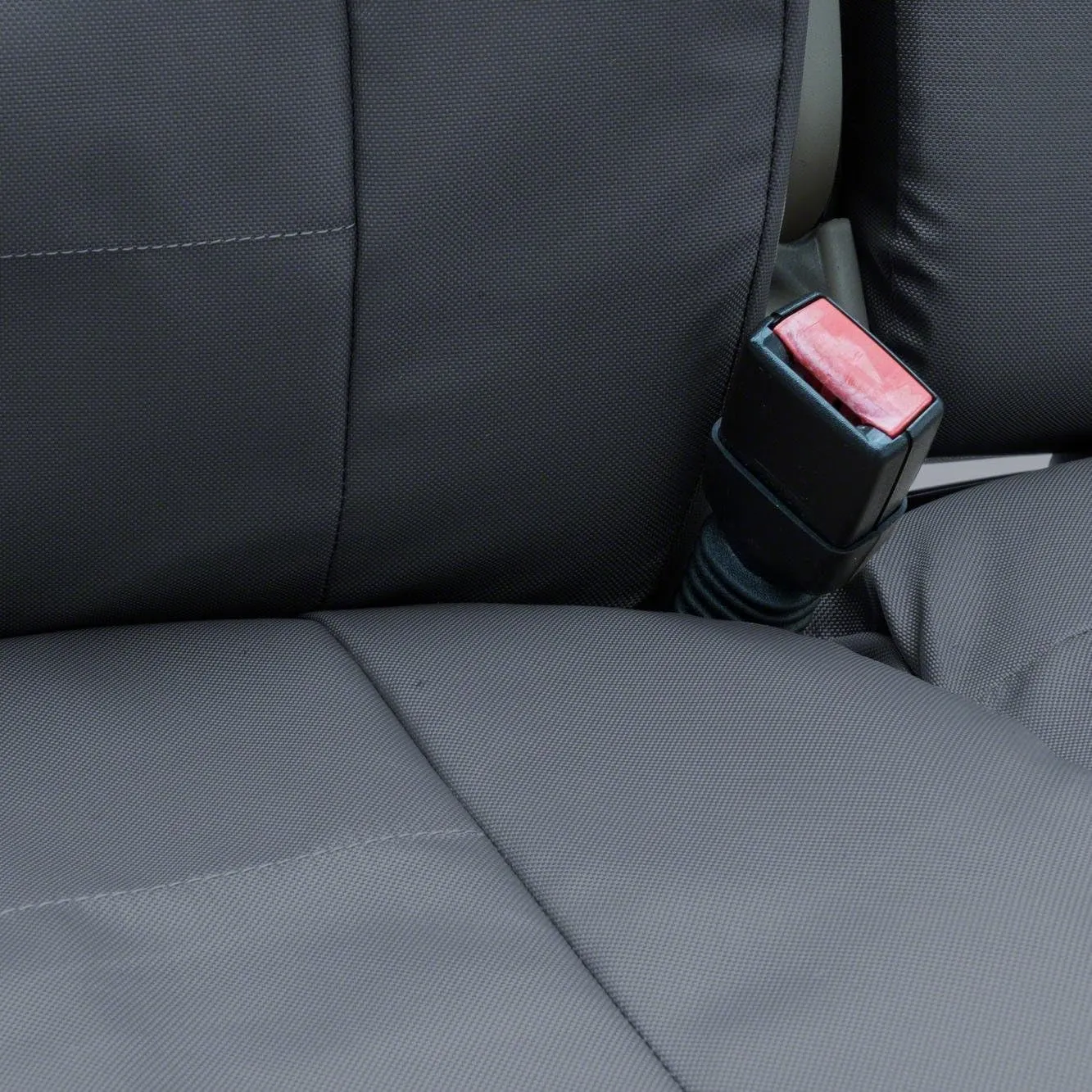 Coverking Front 50/50 Bucket Custom Fit Seat Cover for Select Mazda CX-5 Models - Ballistic (Charcoal)