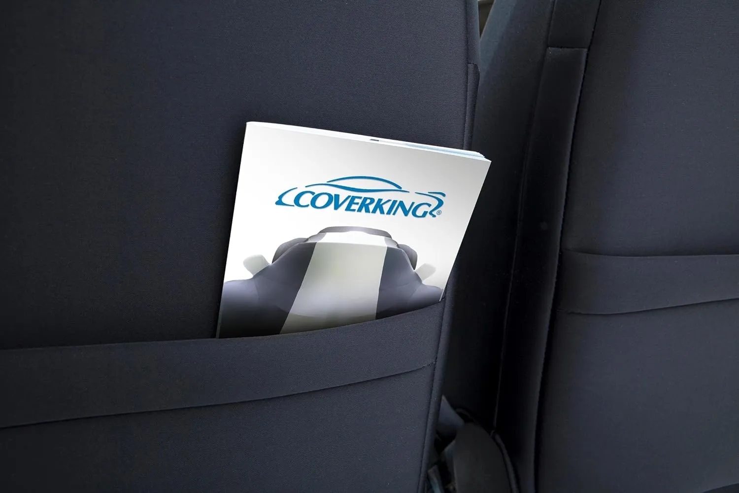 Coverking Front 50/50 Bucket Custom Fit Seat Cover for Select Mazda CX-5 Models - Ballistic (Charcoal)