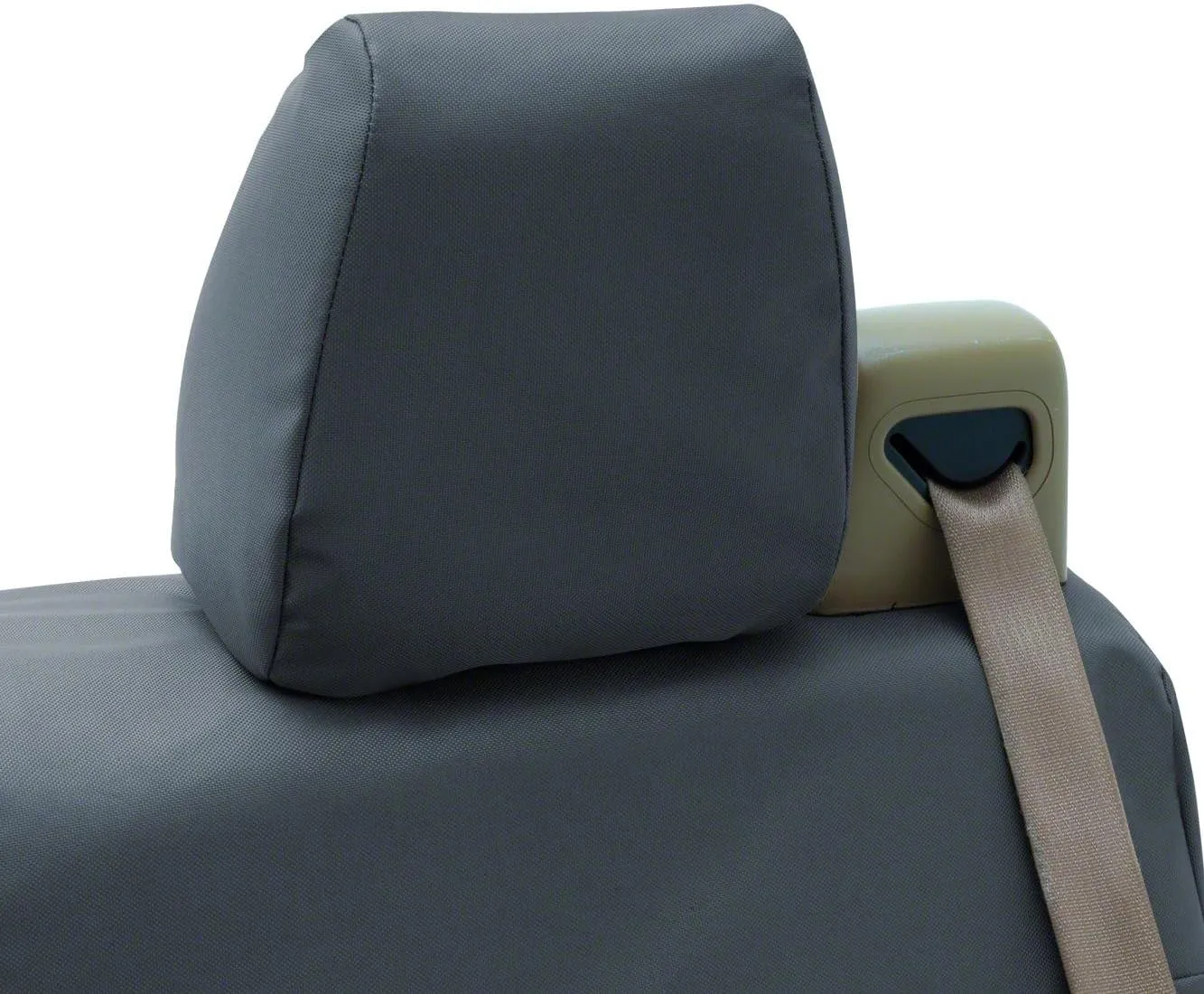 Coverking Front 50/50 Bucket Custom Fit Seat Cover for Select Mazda CX-5 Models - Ballistic (Charcoal)