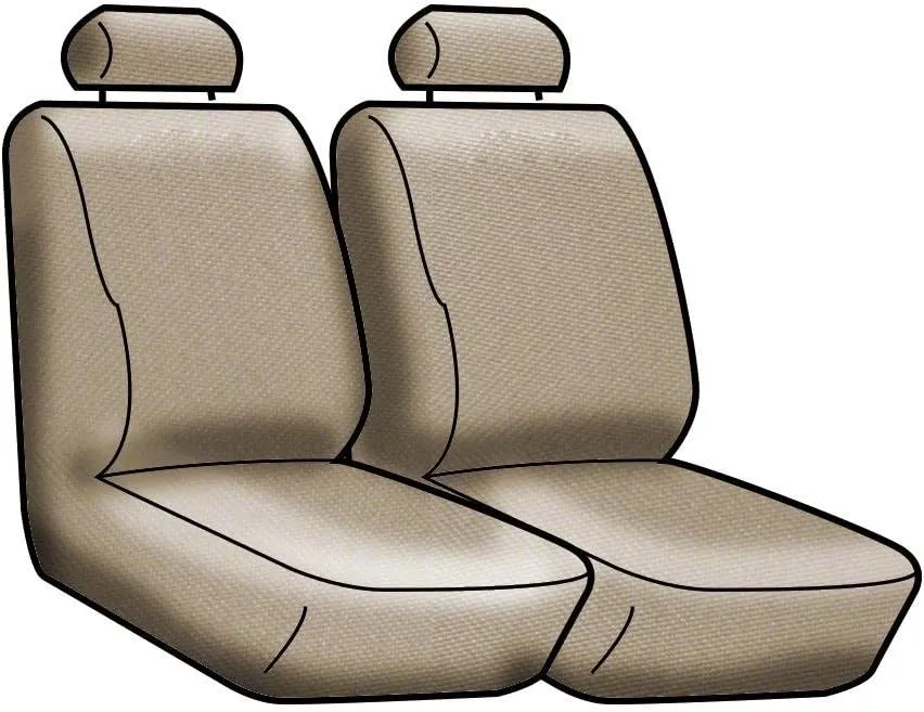 Coverking Front 50/50 Bucket Custom Fit Seat Cover for Select Mazda CX-5 Models - Ballistic (Charcoal)