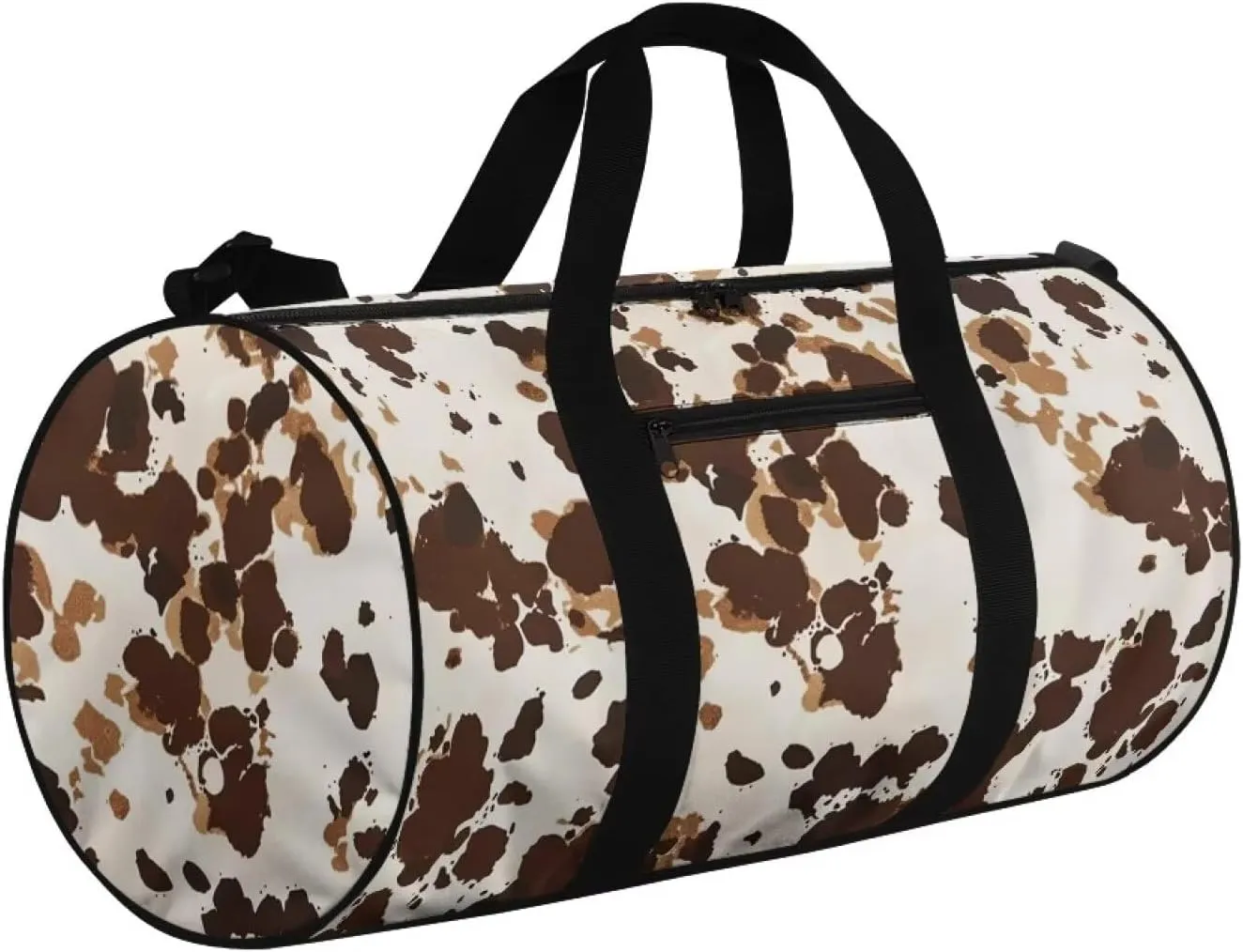 Cow Travel Duffle Bag, Weekender Travel Bag Small Gym Bag for Women, Hospital Bag for Labor and Delivery, Overnight Bag Luggage Bag, Airplane Travel Essentials for Flying