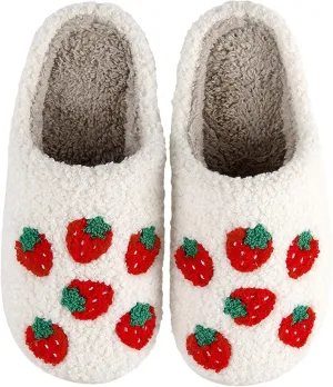 Cowboy Boot And Cowgirl Hat Slippers For Women Men Cute Strawberry Slippers Cozy Couple Indoor Outdoor House Slippers