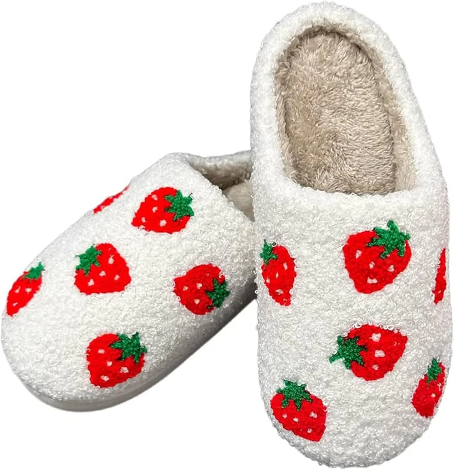 Cowboy Boot And Cowgirl Hat Slippers For Women Men Cute Strawberry Slippers Cozy Couple Indoor Outdoor House Slippers