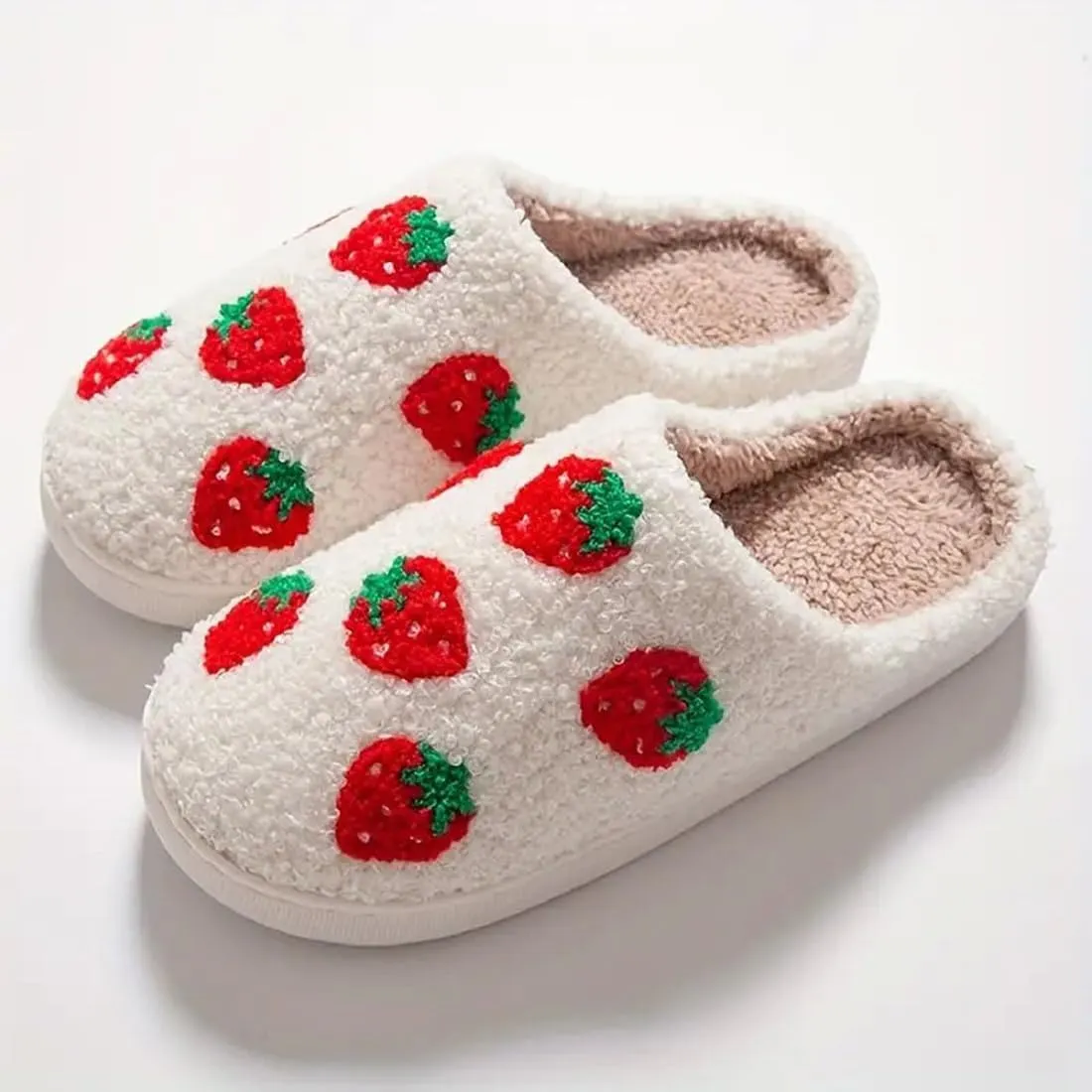 Cowboy Boot And Cowgirl Hat Slippers For Women Men Cute Strawberry Slippers Cozy Couple Indoor Outdoor House Slippers