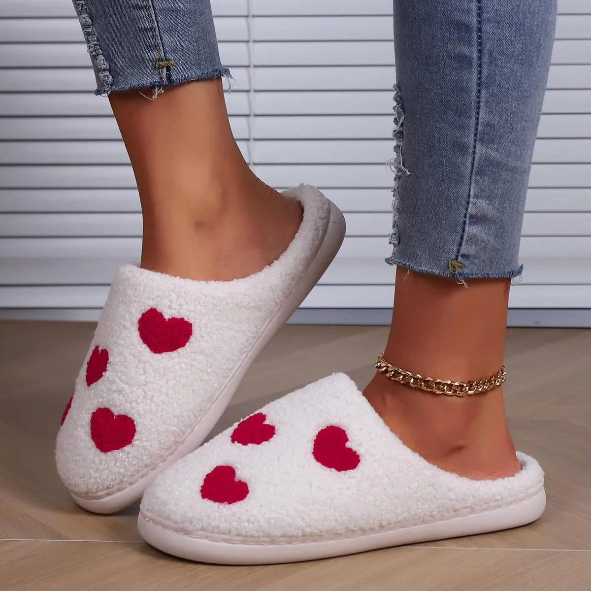 Cowboy Boot And Cowgirl Hat Slippers For Women Men Cute Strawberry Slippers Cozy Couple Indoor Outdoor House Slippers
