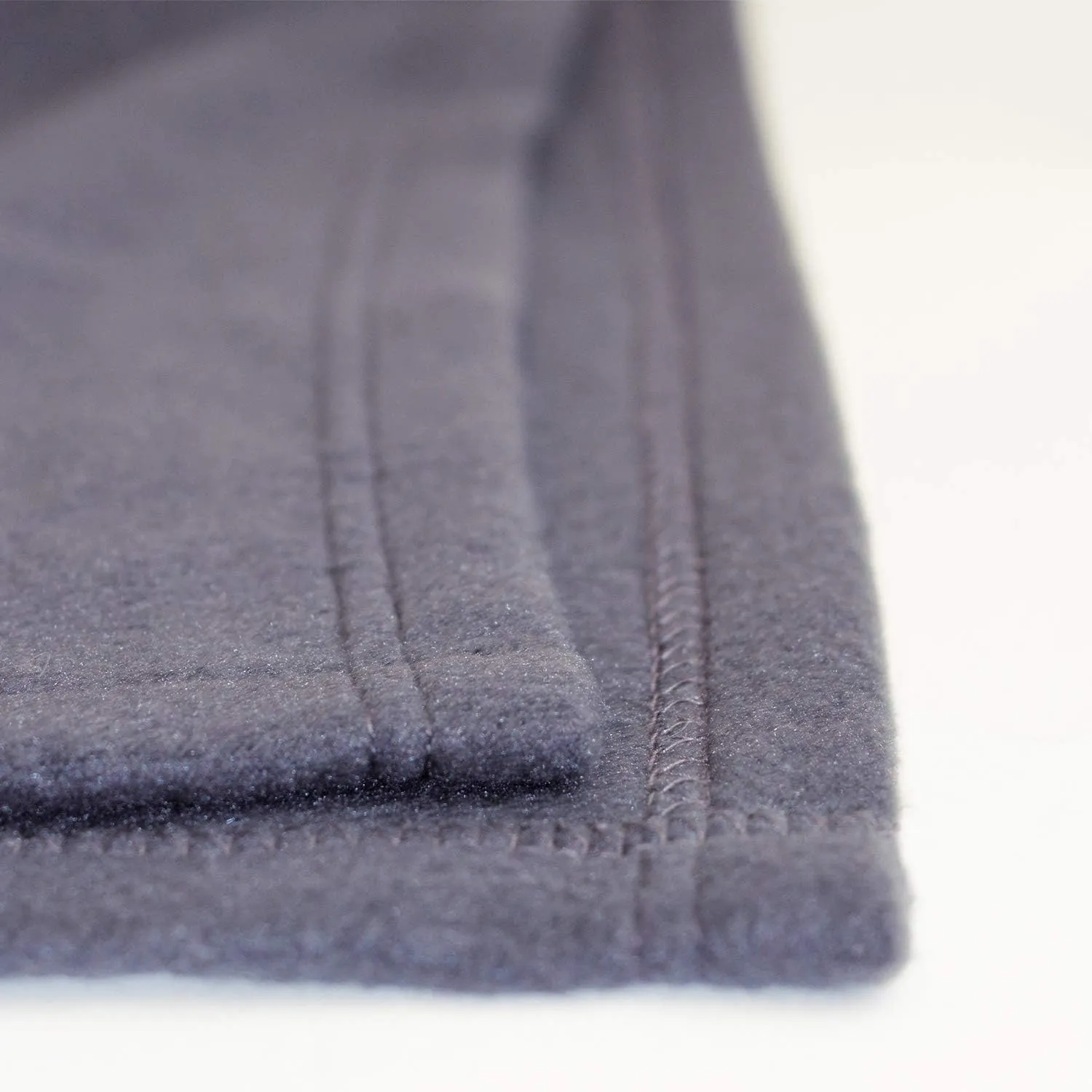 Cozy-Soft Microfleece Travel Blanket, 50x60 Inch, Lightweight, Compact, Perfect for Airplane and Car, Charcoal