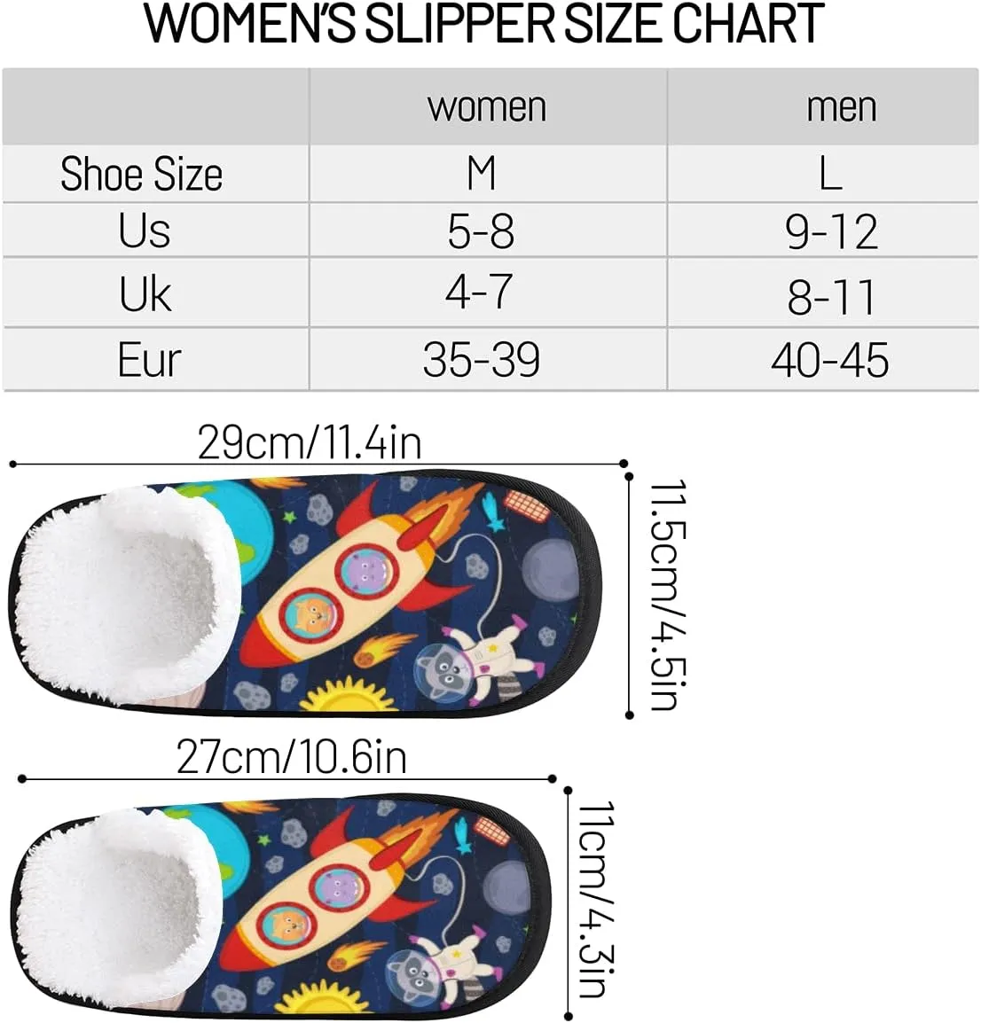 Cute White Cat Flower Winter Spa Slippers for Women Men House Slippers Soft Memory Foam Slippers Non-Slip Indoor Outdoor Travel Bedroom Shoes M