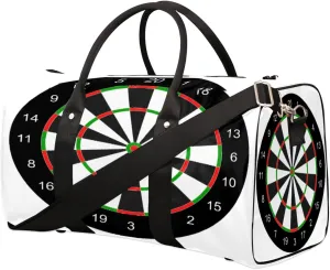 Darts Pictures Travel Duffel Bag, Foldable Sport Gym Tote Bag, Waterproof Weekender Overnight Bag with Shoulder Strap, Carry On Luggage Handbag for Men and Women